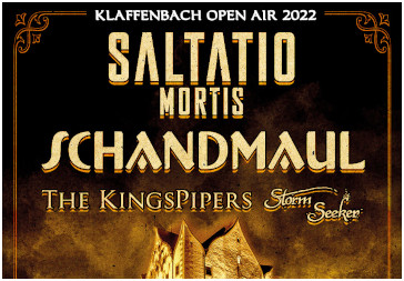 17.09.2022 - Chemnitz - SALTATIO MORTIS + SCHANDMAUL + THE KINGSPIPERS + STORM SEEKER