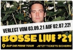 BOSSE in Dresden auf den 02.07.22 verlegt!